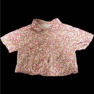 Floral Pink Kids Shirt